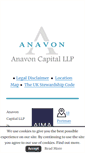 Mobile Screenshot of anavoncapital.com