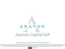 Tablet Screenshot of anavoncapital.com